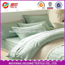 Luxury bedding sets 100% combed cotton 3cm Satin stripe Good Price Home Beddings, 100% cotton satin stripe fabric bed sheet